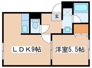 イーグルサウス１７Ｂの物件間取画像